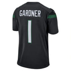#1 Ahmad Sauce Gardner Player NY.Jets Black Game Football Jerseys