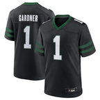 #1 Ahmad Sauce Gardner Player NY.Jets Legacy Black Game Football Jerseys
